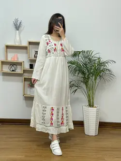 پیراهن گلدوزی آلاله