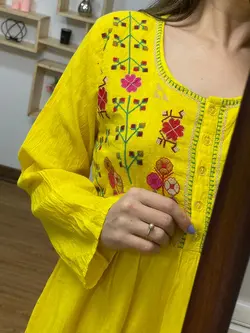 پیراهن گلدوزی آلاله