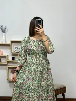 پیراهن عروسکی گل یخ