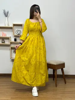 پیراهن عروسکی گل یخ