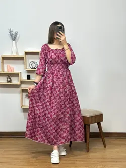 پیراهن عروسکی گل یخ