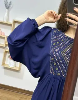 پیراهن سنتی گلدوزی