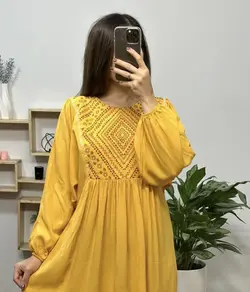 پیراهن سنتی گلدوزی