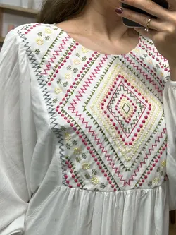 پیراهن سنتی گلدوزی