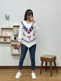 بلوز نخ سنتی ماهک