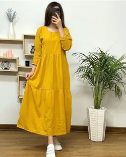 پیراهن مانتویی شیرین