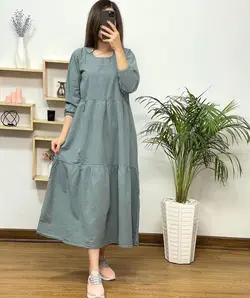 پیراهن مانتویی شیرین