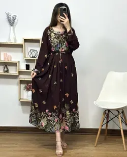 پیراهن مانتویی پروانه