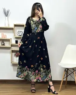 پیراهن مانتویی پروانه