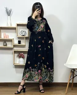 پیراهن مانتویی پروانه