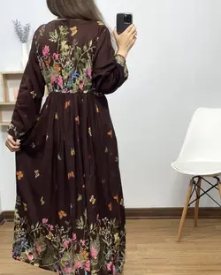 پیراهن مانتویی پروانه
