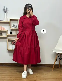 پیراهن مانتویی ساریسا