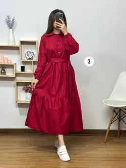 پیراهن مانتویی ساریسا