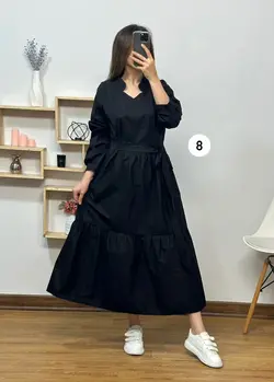 پیراهن مانتویی ساریسا