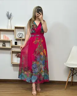 سارافن حریر شیفون دو