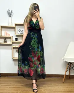 سارافن حریر شیفون دو