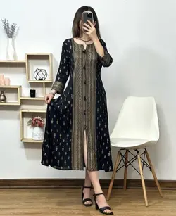 پیراهن کورتای طلاکوب۲