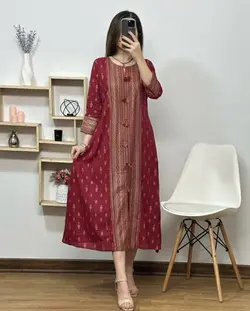 پیراهن کورتای طلاکوب۲