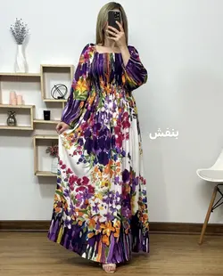 پیراهن آستین بلندگلبهار