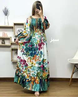 پیراهن آستین بلندگلبهار