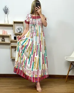 پیراهن آستین کوتاه باران