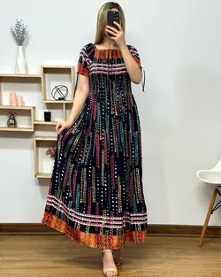 پیراهن آستین کوتاه باران