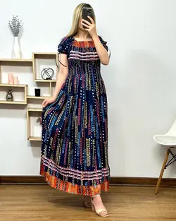 پیراهن آستین کوتاه باران