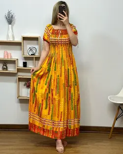 پیراهن آستین کوتاه باران