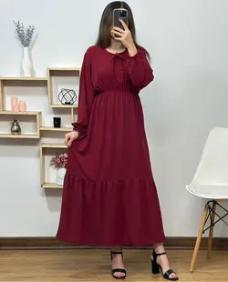 پیراهن ابروبادی یقه بندی