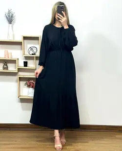 پیراهن ابروبادی یقه بندی