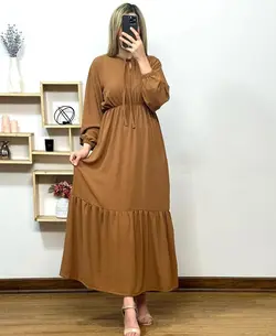 پیراهن ابروبادی یقه بندی