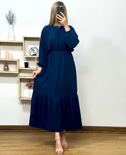 پیراهن ابروبادی یقه بندی