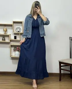 پیراهن خامه دوزی فریال( دو)