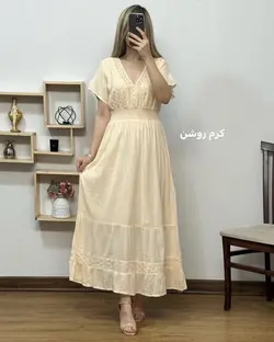 پیراهن خامه دوزی فریال( دو)