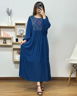 پیراهن یقه سنتی 5