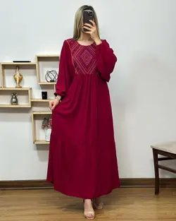پیراهن یقه سنتی 5