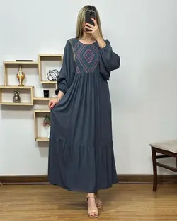 پیراهن یقه سنتی 5
