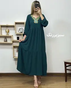 پیراهن گلدوزی آیدا
