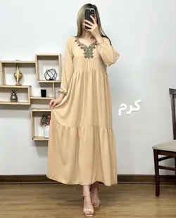 پیراهن گلدوزی آیدا