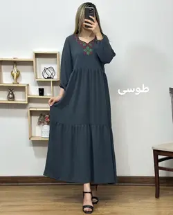 پیراهن گلدوزی آیدا