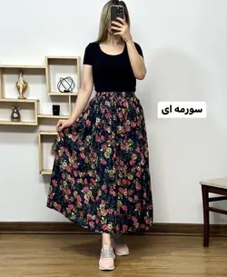 دامن هندی  نیلای 2