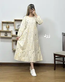 پیراهن مانتویی لینن کاکتوس