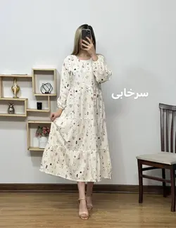 پیراهن مانتویی لینن کاکتوس