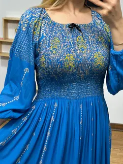 پیراهن کریشه طلاکوب آسمان