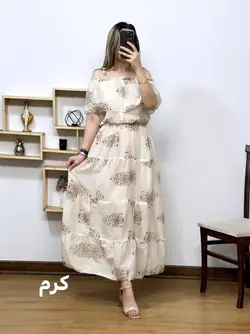 پیراهن عروسکی ملوانی زیتون
