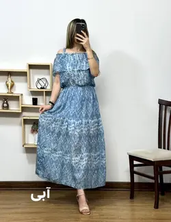 پیراهن عروسکی ملوانی زیتون