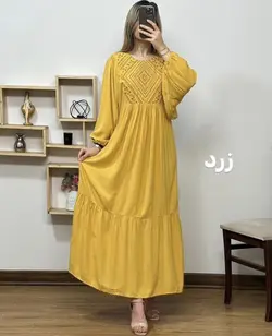 پیراهن یقه سنتی 9