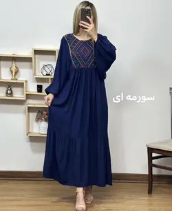 پیراهن یقه سنتی 9