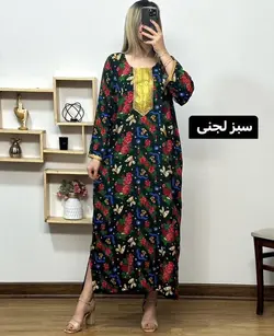 پیراهن سنتی گل گلی دلوین
