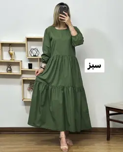 پیراهن مانتویی کتان